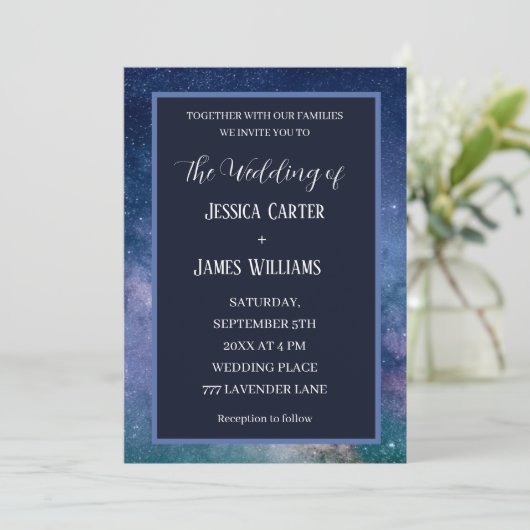 Melkweg Sterrenhemel Buitenruimte Universum Bruilo Kaart (Staand voorkant)