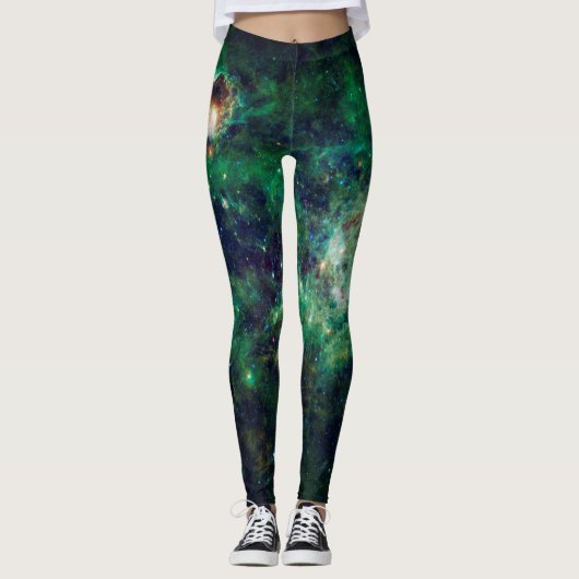 Melkweg sterrenstelsel Kosmische ruimte Leggings (Voorkant)