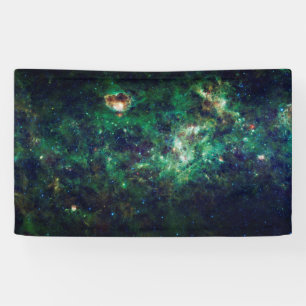 Melkweg sterrenstelsel Kosmische ruimte Spandoek