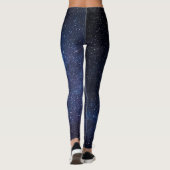 Melkweg sterrenstelsel textuur leggings (Achterkant)