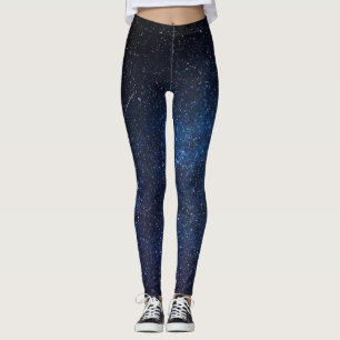 Melkweg sterrenstelsel textuur leggings