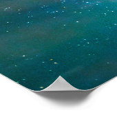 Melkweg stijgt over Hammond Bay Poster (Hoek)