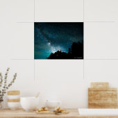 Melkweg stijgt over Hammond Bay Poster (Keuken)