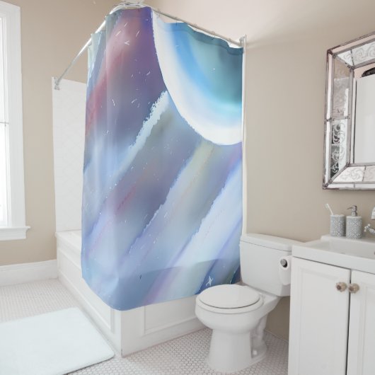 Melkweg, universum, sterren, buitenruimte douchegordijn (In situ)