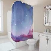 Melkweg, universum, sterren, buitenruimte douchegordijn (In situ)