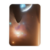 Melkweg, universum, sterren, buitenruimte magneet (Verticaal)