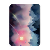 Melkweg, universum, sterren, buitenruimte magneet (Verticaal)