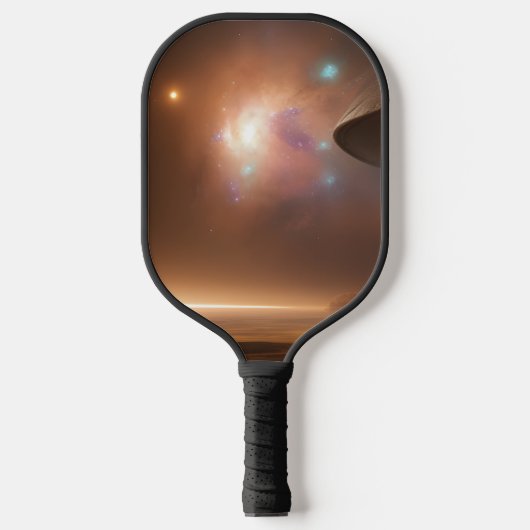Melkweg, universum, sterren, buitenruimte pickleball paddle (Voorkant)