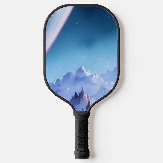 Melkweg, universum, sterren, buitenruimte pickleball paddle (Voorkant)