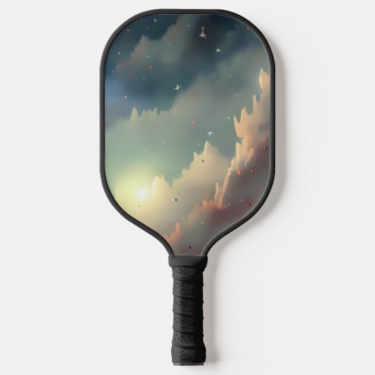 Melkweg, universum, sterren, buitenruimte pickleball paddle (Voorkant)