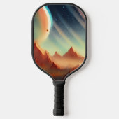 Melkweg, universum, sterren, buitenruimte pickleball paddle (Achterkant)