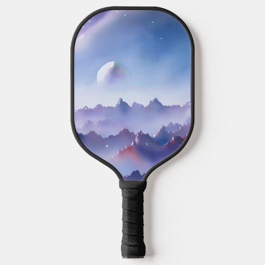 Melkweg, universum, sterren, buitenruimte pickleball paddle (Voorkant)
