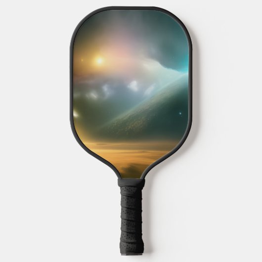 Melkweg, universum, sterren, buitenruimte pickleball paddle (Voorkant)