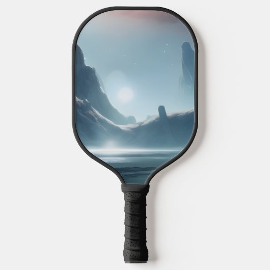 Melkweg, universum, sterren, buitenruimte pickleball paddle (Voorkant)