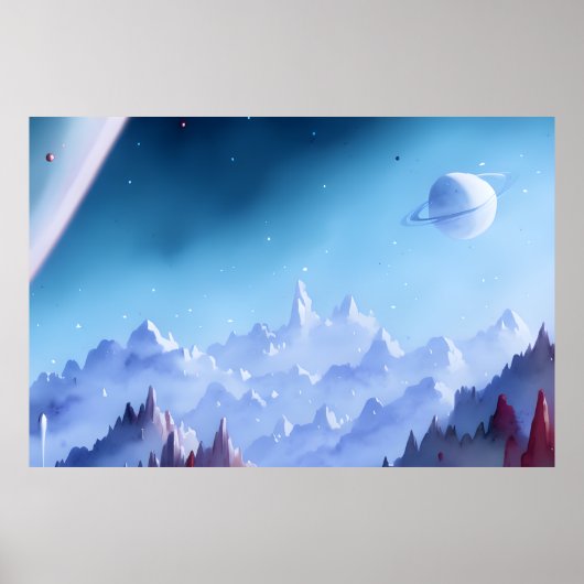 Melkweg, universum, sterren, buitenruimte poster (Voorkant)