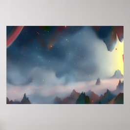 Melkweg, universum, sterren, buitenruimte poster