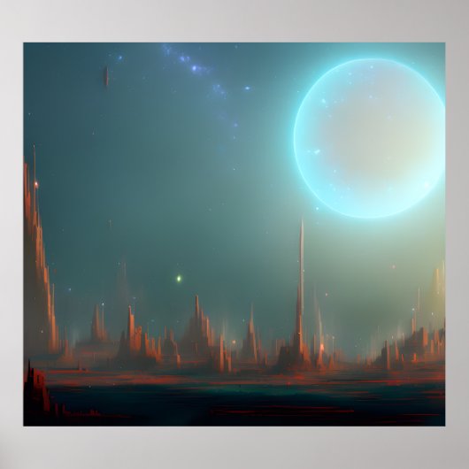 Melkweg, universum, sterren, buitenruimte poster (Voorkant)