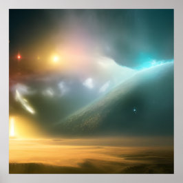 Melkweg, universum, sterren, buitenruimte poster