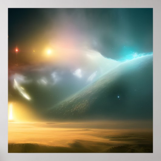 Melkweg, universum, sterren, buitenruimte poster (Voorkant)