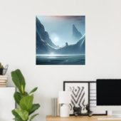 Melkweg, universum, sterren, buitenruimte poster (Thuiskantoor)