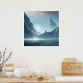 Melkweg, universum, sterren, buitenruimte poster (Keuken)