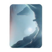 Melkweg, universum, sterren, buitenruimtemalnet magneet (Verticaal)