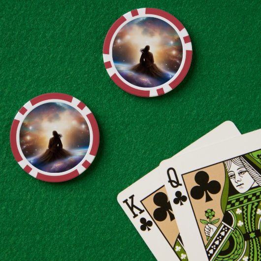 Melkweg Vrouw Poker Chips (Pokertafel (Dubbel))