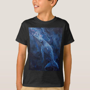 Melkweg Walvis Ruimte Droom Kosmische Oceaan Magie T-shirt