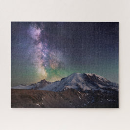 Melkwegas over de berg Rainier Legpuzzel