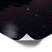 Melkwegas over het bosmeer perfect poster (Hoek)