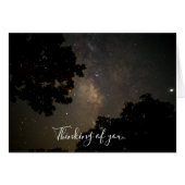 Melkwegbomen denken aan je Kaart (Voorkant Horizontaal)