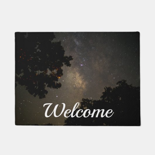 Melkwegbomen Welkom Doormat Deurmat (Voorkant)