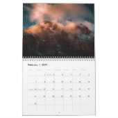 Melkweggebergte — Landschappen Kalender (Feb 2027)
