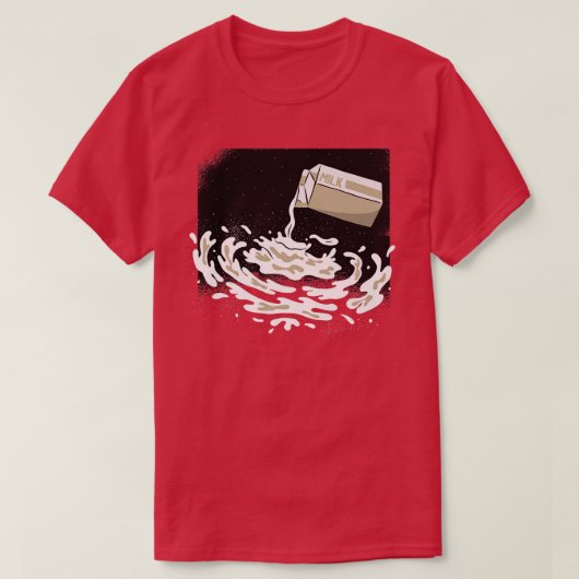 Melkwegkarton Astronaut Astral Cosmic Design for T-shirt (Design voorkant)