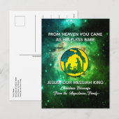 Melkwegkerst Nativiteit Feestdagenkaart (Voorkant / Achterkant)