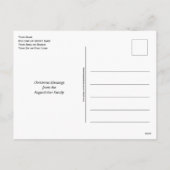 Melkwegkerst Nativiteit Feestdagenkaart (Achterkant)