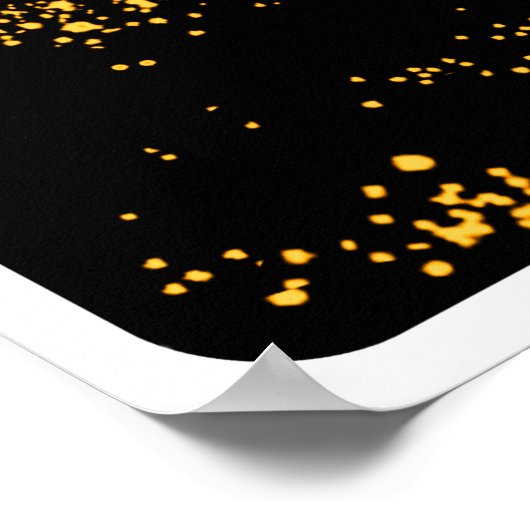 Melkwegmelkwegstelsel "Je bent hier" Poster (Hoek)