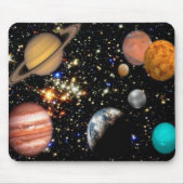 Melkwegstelsel buitenruimteplaneten muismat (Voorkant)