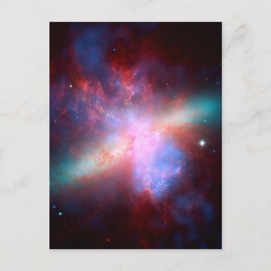 Melkwegstelsel M82 Briefkaart (Voorkant)