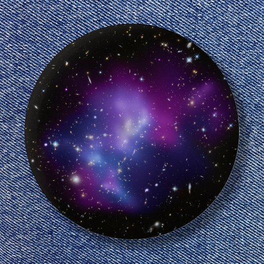 Melkwegstelsel MACS J0717 Paarse Hemel Foto Ronde Button 5,7 Cm
