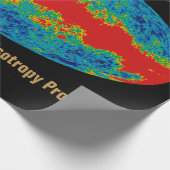 Melkwegstelsel Sluier over WMAP heelal Cadeaupapier (Hoek)