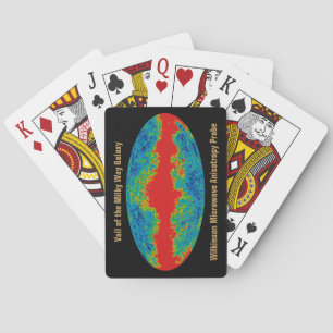 Melkwegstelsel Sluier over WMAP heelal Pokerkaarten