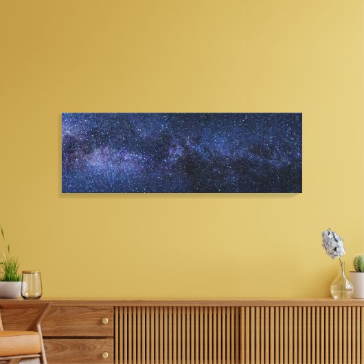 Melkwegstelsel verpakt canvas (Insitu (Woonkamer))