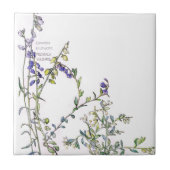  Melkwort Wildflower Flowers Tile Tegeltje (Voorkant)