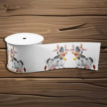 Melkzuur Koe Satin Ribbon