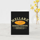 Mellark Baked Good Funny Baking Quote Bakery Bread Kaart (Gele Bloem)