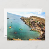 Mellieha, Malta Briefkaart (Voorkant / Achterkant)