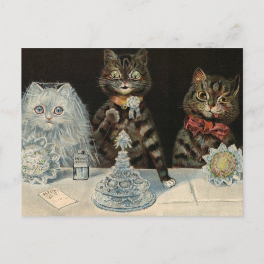 Mellin's Food Biscuits van Louis Wain Briefkaart (Voorkant)