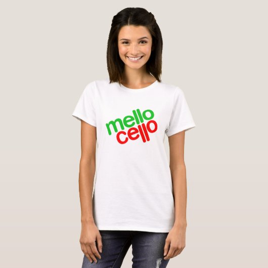 Mello Cello (vrouwen) T-shirt (Voorkant volledig)