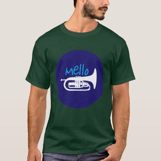 "Mello" Forest Green T-Shirt (Voorkant)